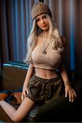 New 168cm Full Doll Sex Toys Flexible Metal Skeleton Lifelike Oral Ass Vagina Real Doll Sex Doll Silicone For Men from automaticwoman